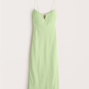 Abercrombie & Fitch Keyhole Slip Midi Dress 🌞 size Small/ Petite